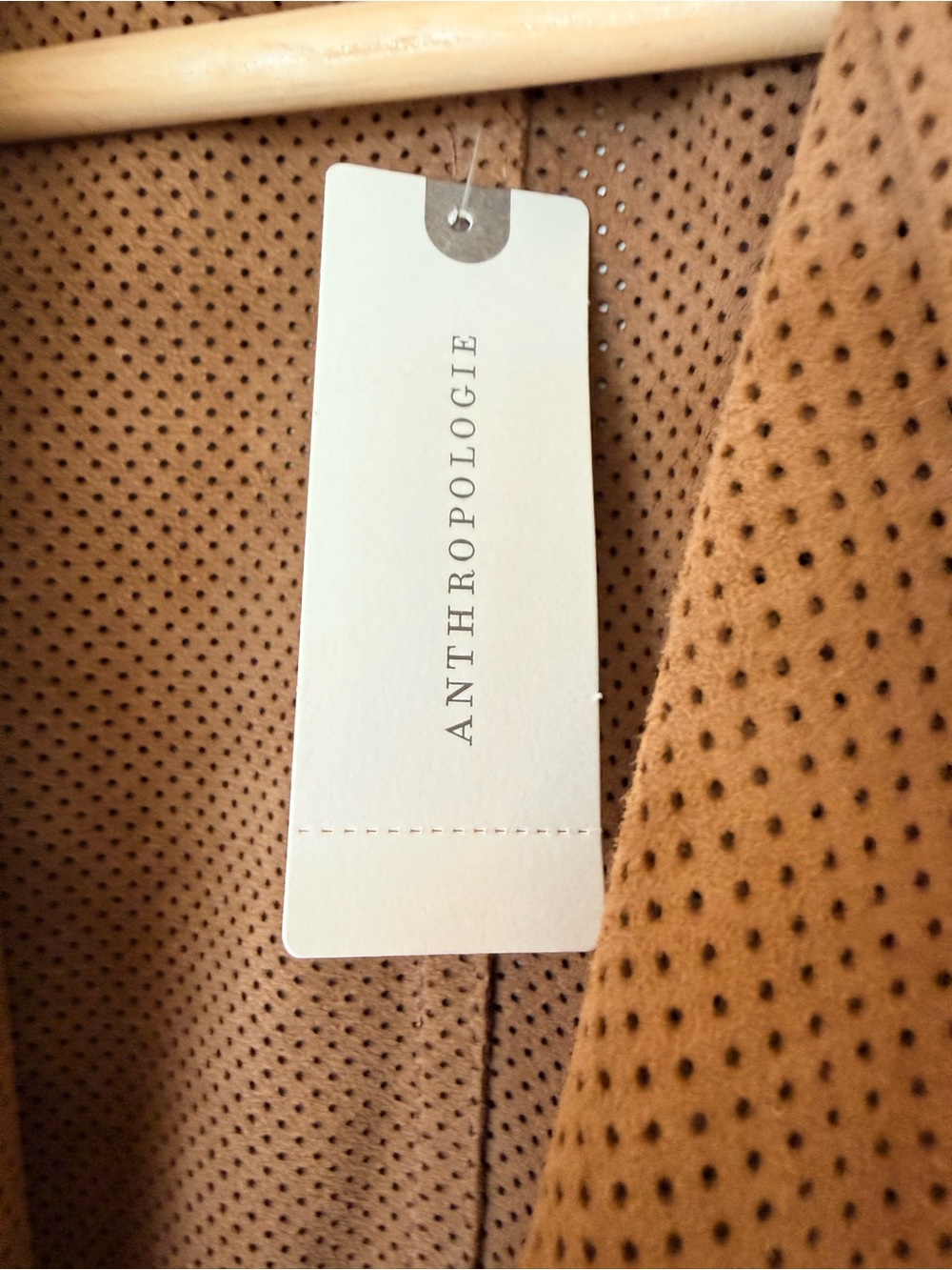 Bagatelle Collection Women's Tan 100% Genuine Leather Utility Jacket NWT L - Picture 5 of 6
